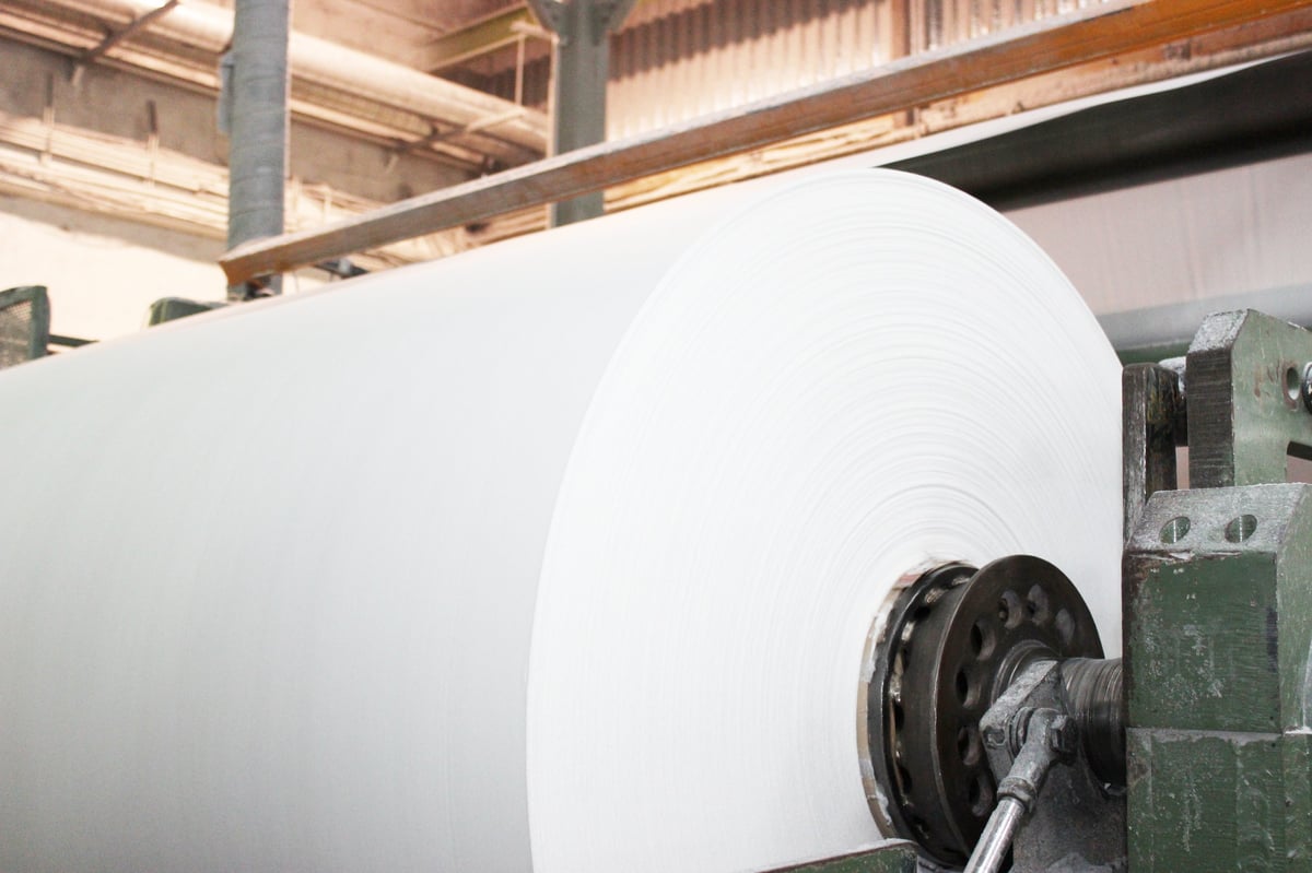 industrial paper roll