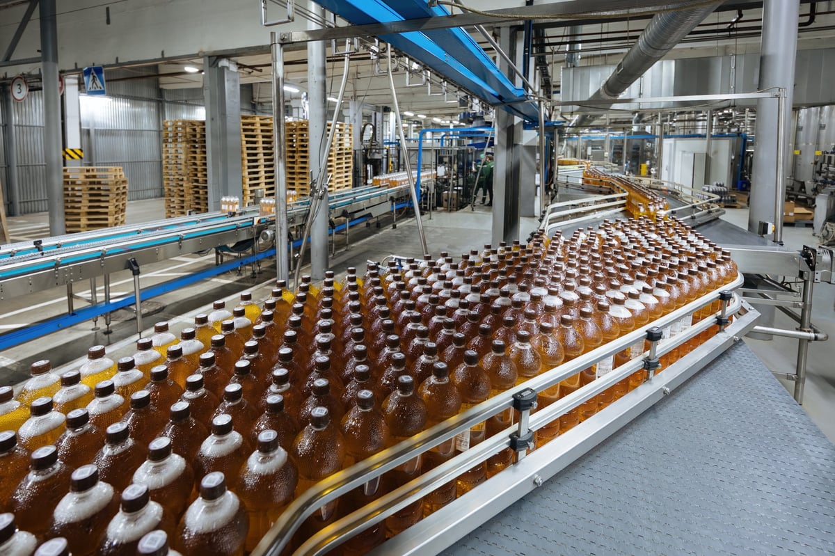 Bottling production line
