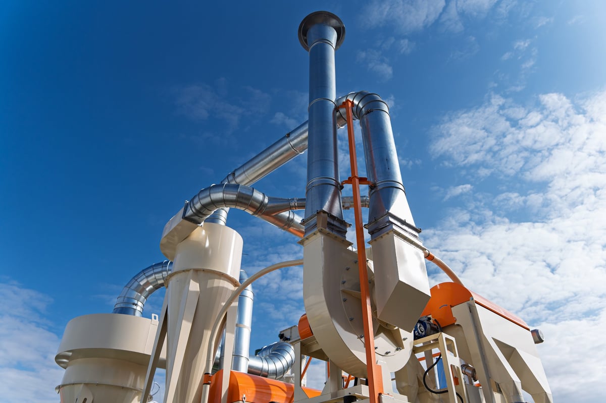 Industrial air filtration system