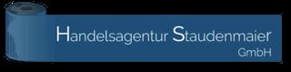 Handelsagentur Staudenmaier GmbH company logo with blue banner and text